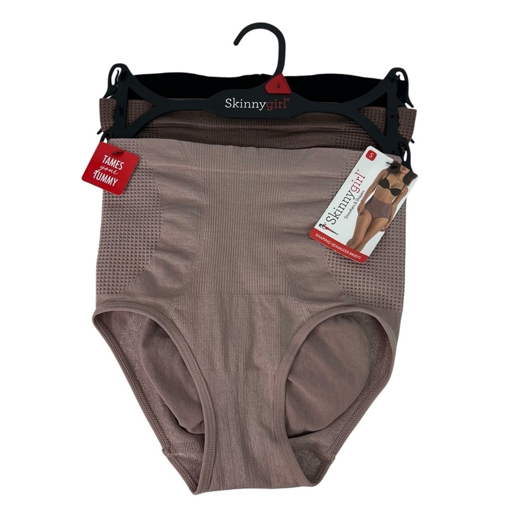 Skinnygirl Women’s Shaping Seamless Briefs Sz Small (2/4) Pkg/3 Multi Color